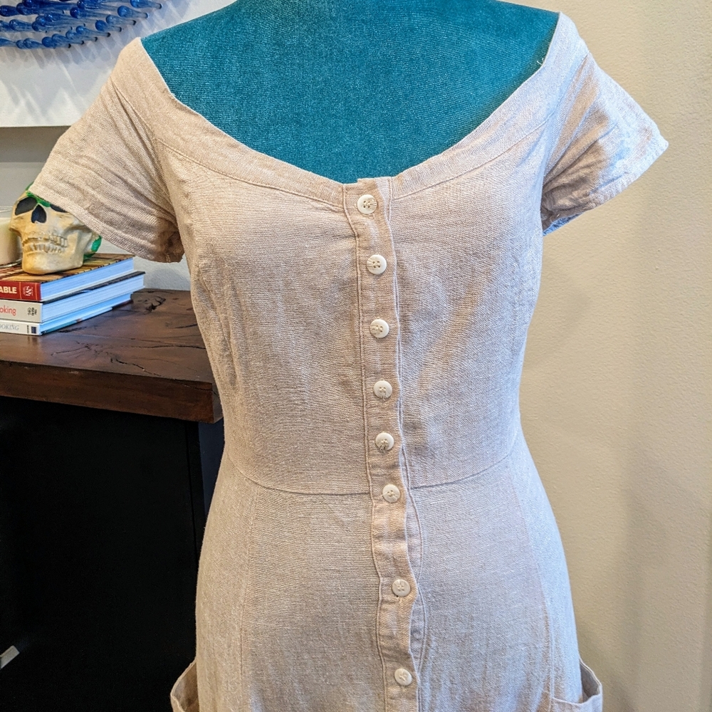 Off should linen dress